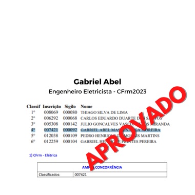 Aprovação de aluno QBizu Militares